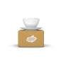 Preview: FiftyEight Tasse verpennt weiss