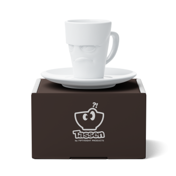 FiftyEight Espresso Mug grummelig weiss