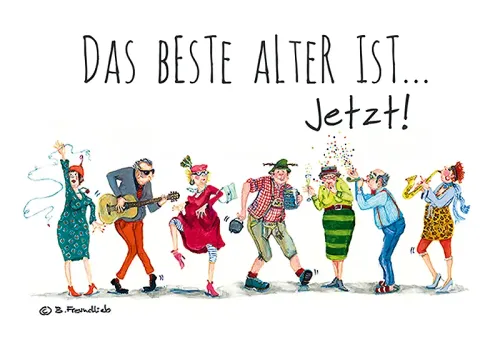 Magnet "Das beste Alter ist jetzt"