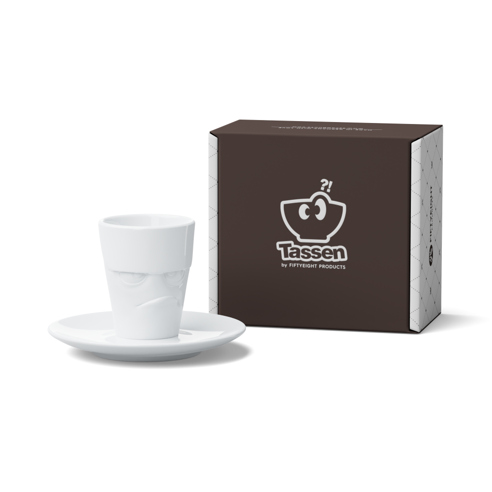 FiftyEight Espresso Mug grummelig weiss