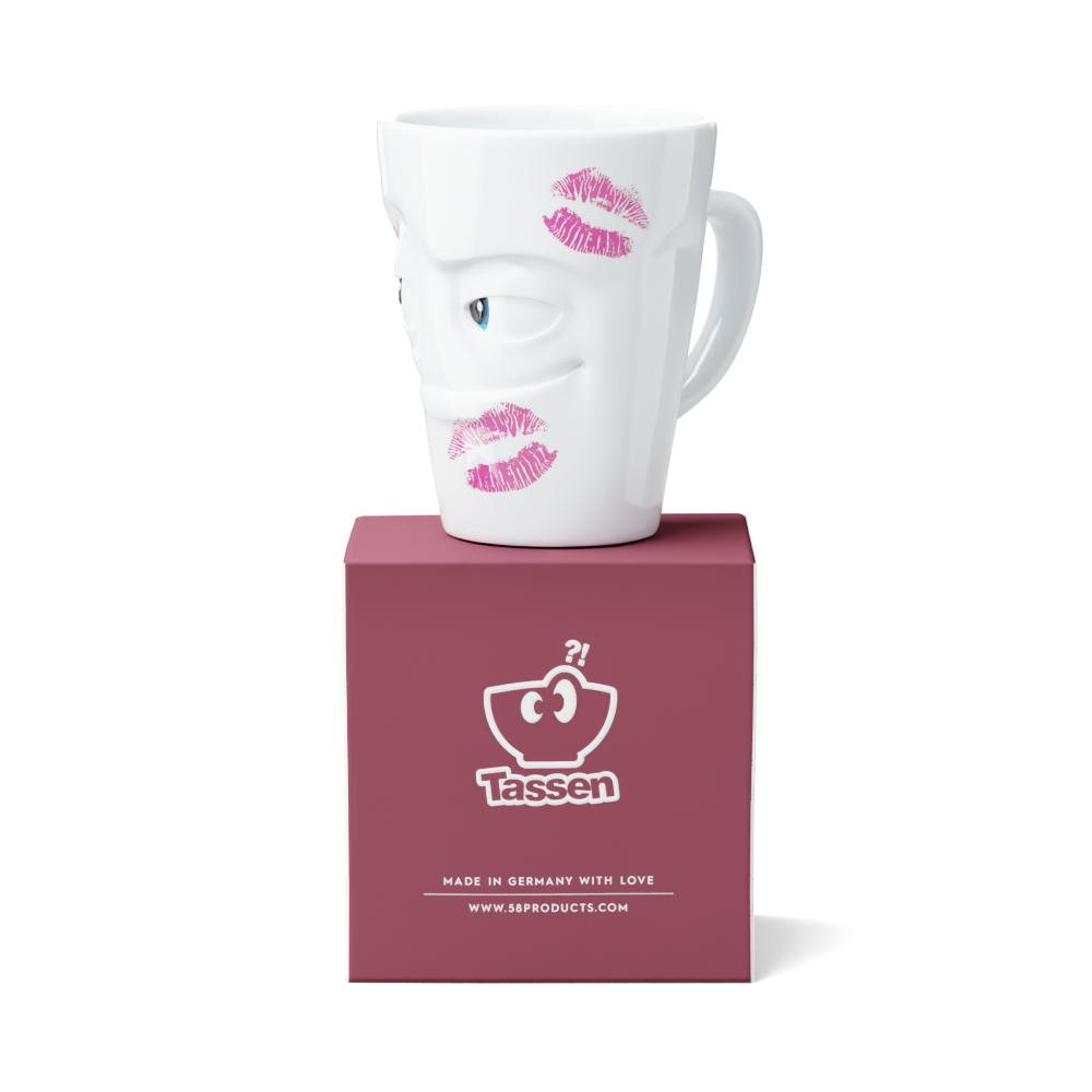 FiftyEight Henkelbecher Mug GEKÜSST - Movie Edition