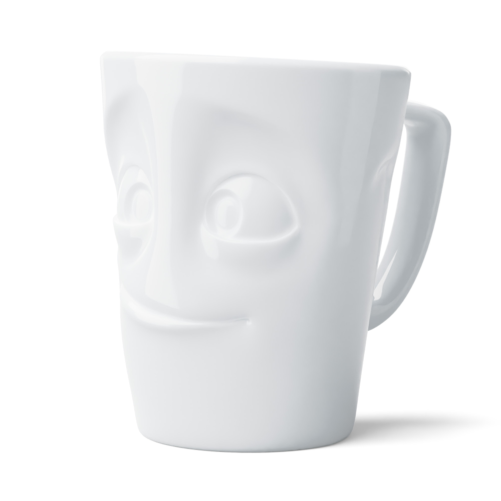 FiftyEight MaxiMug BEREIT weiß