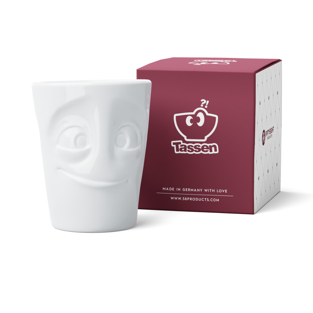FiftyEight MaxiMug BEREIT weiß