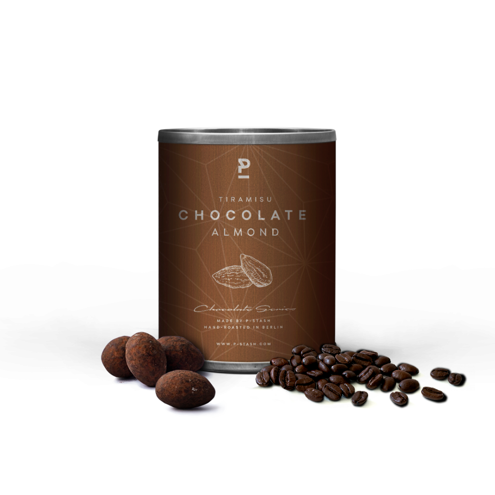 Mandel - Dunkle Schokolade mit Tiramisu