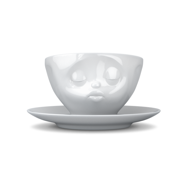 FiftyEight Tasse küssend weiss