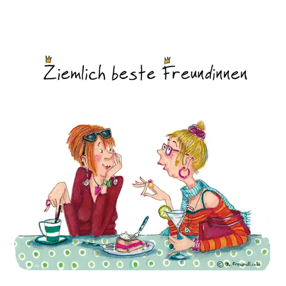 Untersetzer "Ziemlich beste Freundinnen"